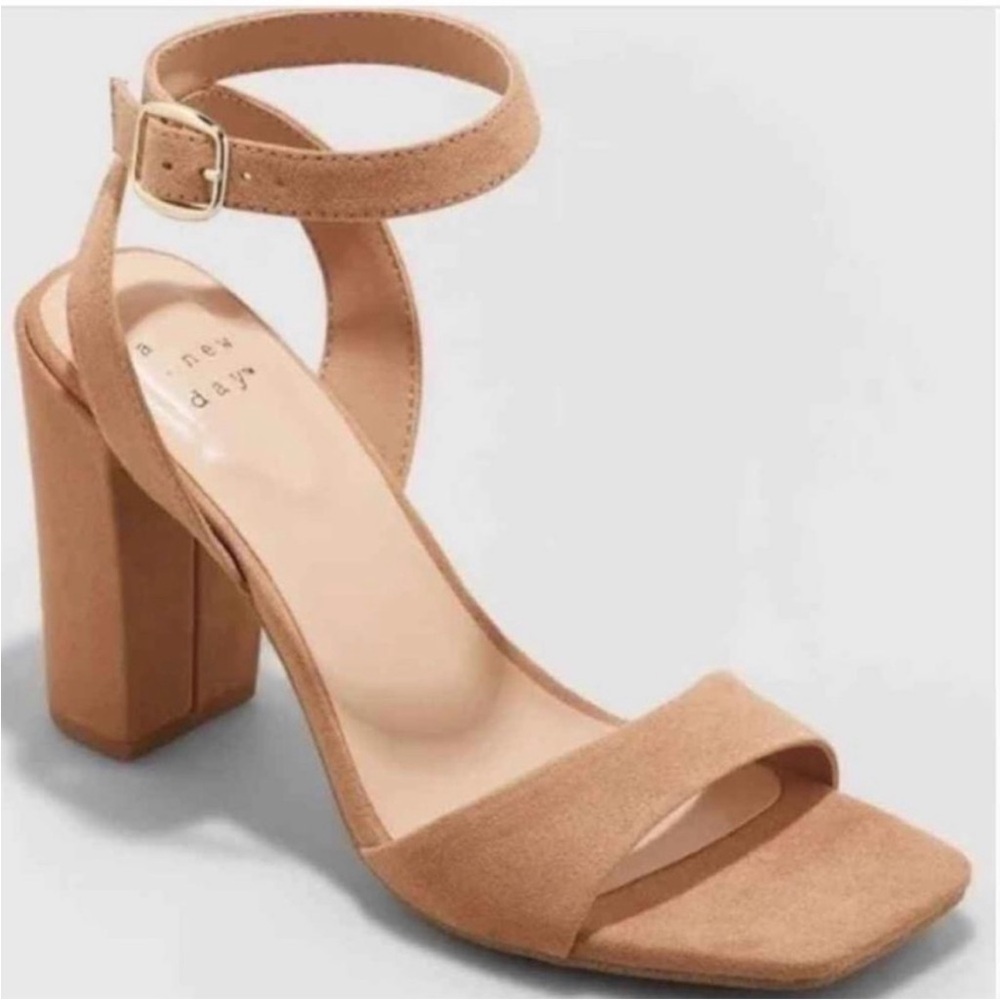 Tan Suede Heels